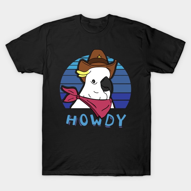 Aesthetic Howdy Sulphur Cockatoo T-Shirt by FandomizedRose